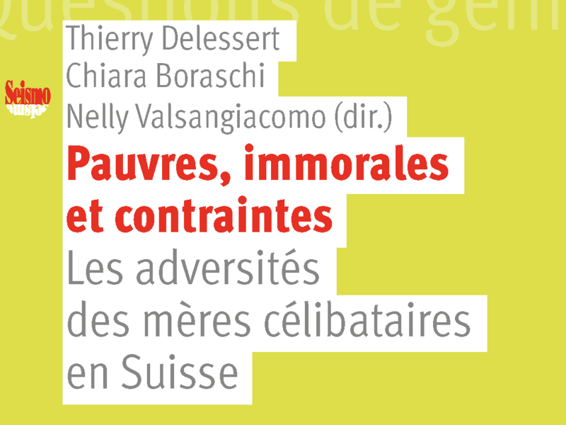 Book cover Pauvres, immorales et contraintes